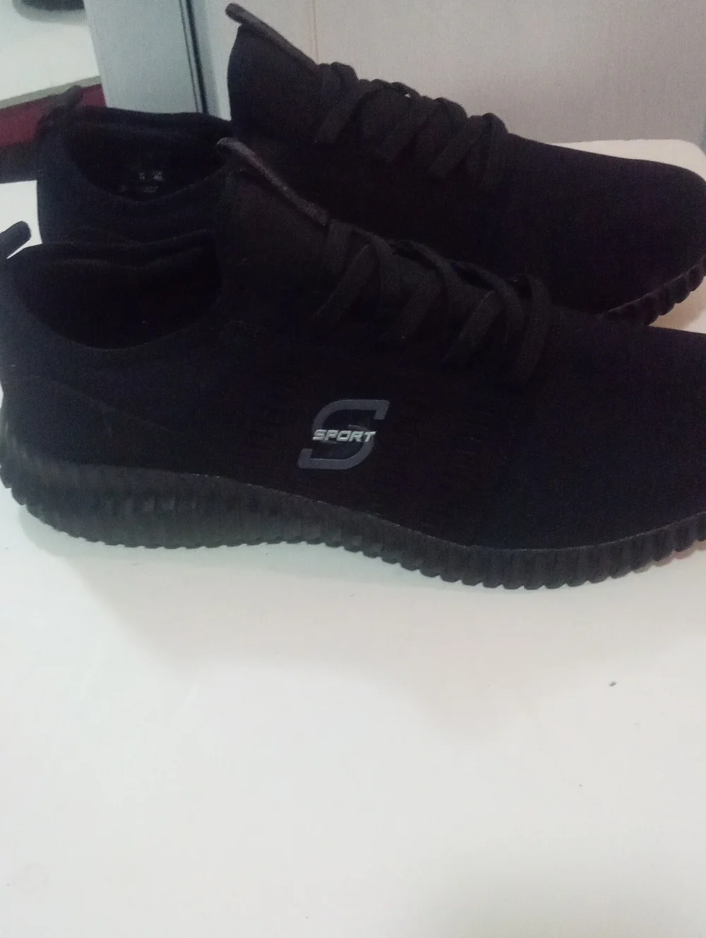 S Sport By Skechers Mens Black Lace Up Sz 12 NWOT New $54.99 Memory Foam